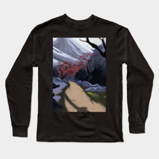 Path to a mountain Long Sleeve T-Shirt